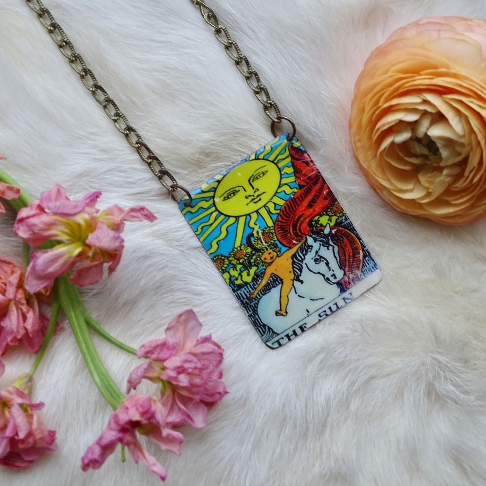 Tarot Card Necklace